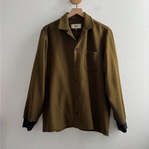 YONY Mens Green Jacket